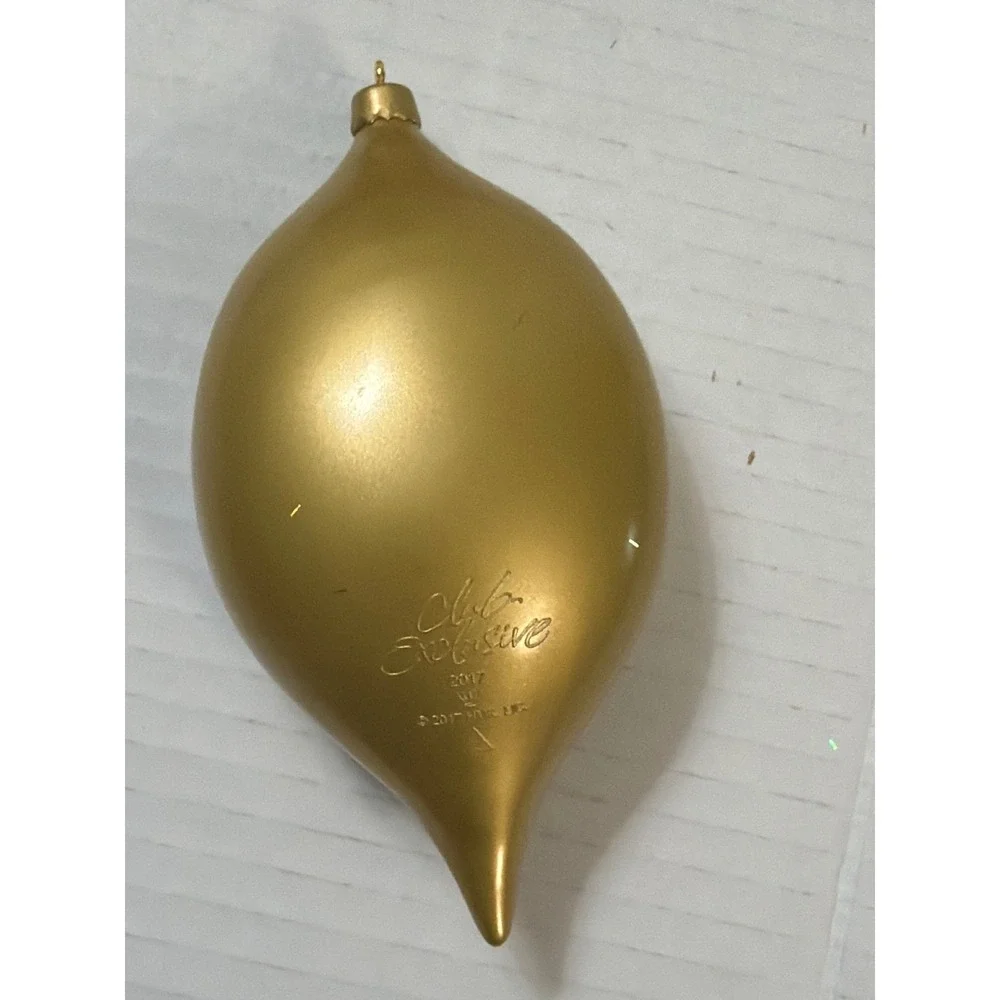 Hallmark Keepsake Inside Story 2017 Member Exclusive Ornament Gold QXC5018